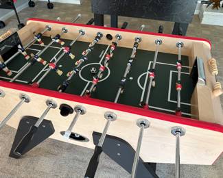 Another view of the Harvard foosball table