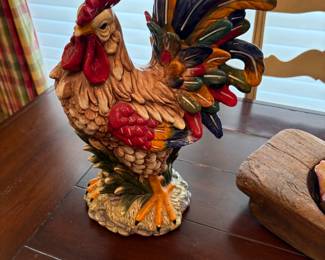 Ceramic rooster
