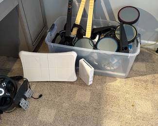 Wii console, and accessories