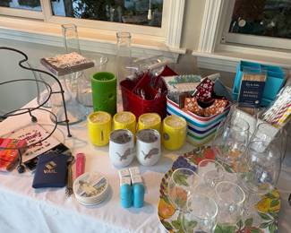 Tiered plate stand, plastic party essentials and more!