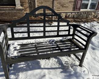 Metal all-season bench