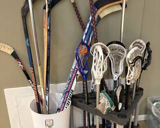 Hockey and lacrosse sticks