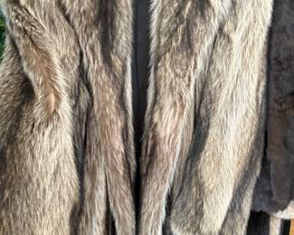 Long Raccoon fur coat - Furs by Robert - size M-L