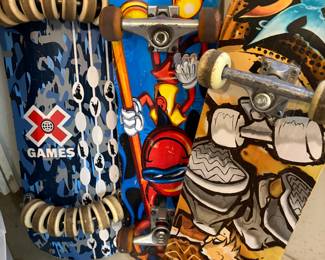 X-Games skater boards