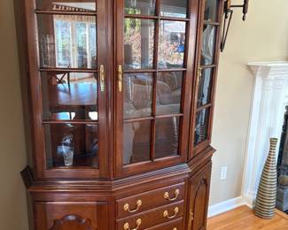 China hutch with storage cabinets