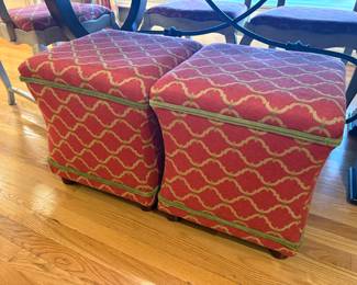 Another view of the dining stools