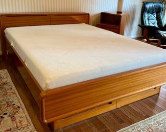 Sun Cabinet Co Queen Bed Frame 66W x 30H x 91L