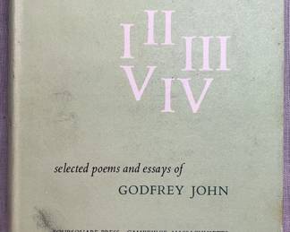 Five Seasons Selected Poems and Essays of Godfrey John