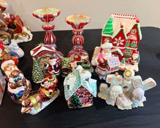 Blown glass ornaments 