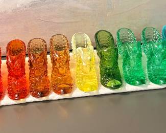 Fenton colored shoe collection 