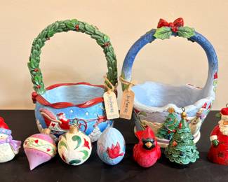 Jim Shore baskets