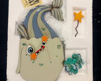 Allen design whale clock