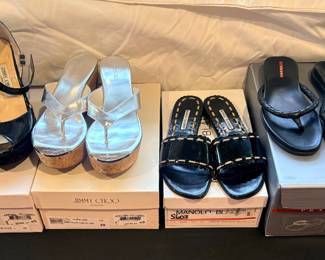 Jimmy Choo, Prada, & Manolo shoes