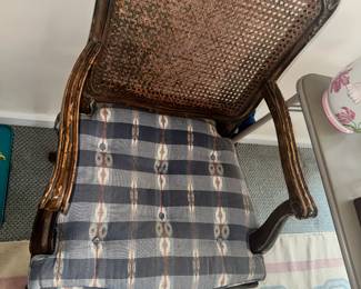 Louis XV Style armchair with cane back