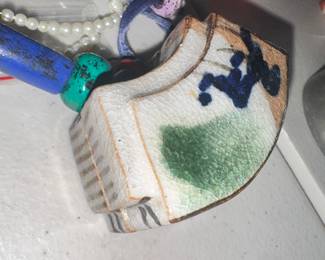 Some ceramic bead jewelry