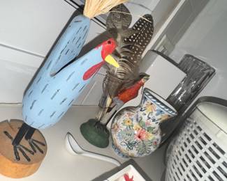 Folk art Wooden Chicken