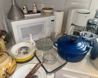 Le Creuset Dutch oven and Swedish Stig Lindberg Gustavsberg children's bowl