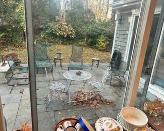 Outdoor goodies, furniture, and a really cute bunny