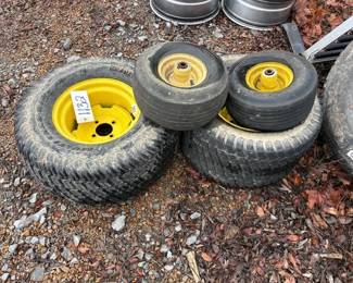 LAWN MOWER TIRES AND RIMS
