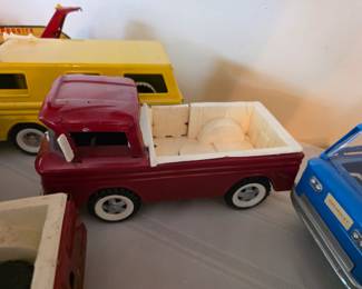 Vintage 1960's Structo Rampside Corvair Toy Pressed Steel Pick-up Truck