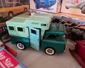 Vintage Structo No. 293 Camper Steel Truck.