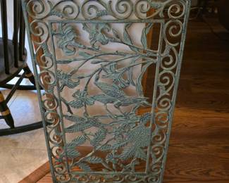 Beautiful cast iron screen.