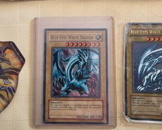 Yu-Gi-Oh! - Blue-Eyes White Dragon 1996 card.