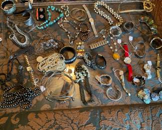 Loads of jewelry