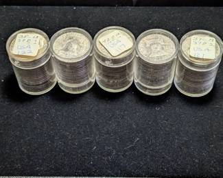 100 Franklin Halves Variety