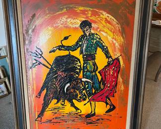 Bullfighter Oil Painting