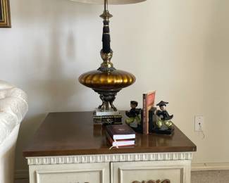 Mediterranean Cream Cabinet End Table (2)