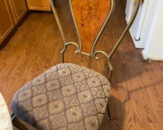 Set of 4 Ashley Furniture Ornate Metal Dining Chairs