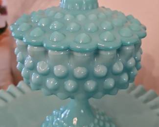 Turquoise Fenton Glass
