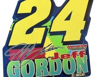 Nascar Jeff Gordon 24 Sign 