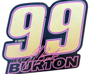 Nascar Jeff Burton 99 Wall Sign 
