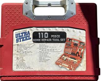 Ultra Steel 110Piece Home Repair Tool Kit 