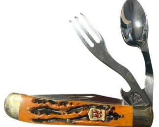 Kissing Crane Burnt Bone Camp Dining Tool 