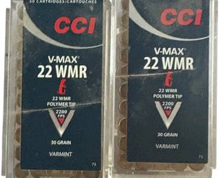 CCI VMax 22 WMR 30 Gr Varmint Ammo 