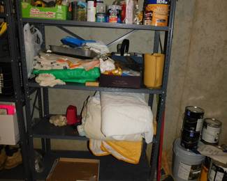 METAL SHELF AND MISC