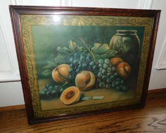 VINTAGE FRAMED PRINT