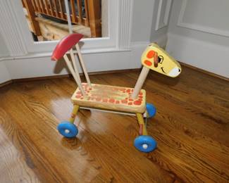 VINTAGE PLAYSKOOL RIDING GIRAFFE