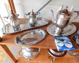 SILVER PLATE SERVING PIECES