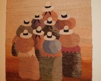 VINTAGE PERUVIAN WALL HANGING LARGE