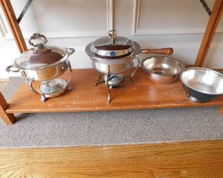SILVER PLATE SERVING PIECES
