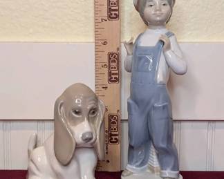 Lladro Dalia  A Boy  His Hound