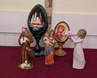 Assorted Decor Incl Willow Tree