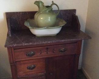 Royal Doulton very old pitcher & basin