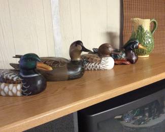 Wooden ducks