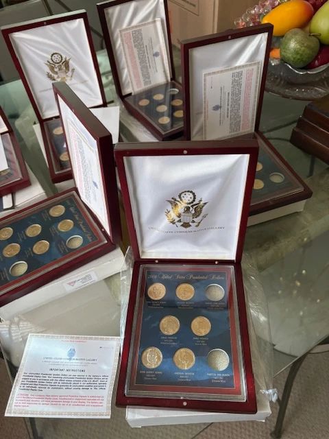 Coin and Bill sets- some individual coins and others are sets