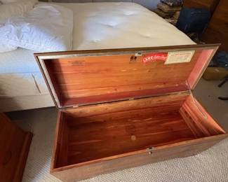 Inisde Lane Cedar hope chest